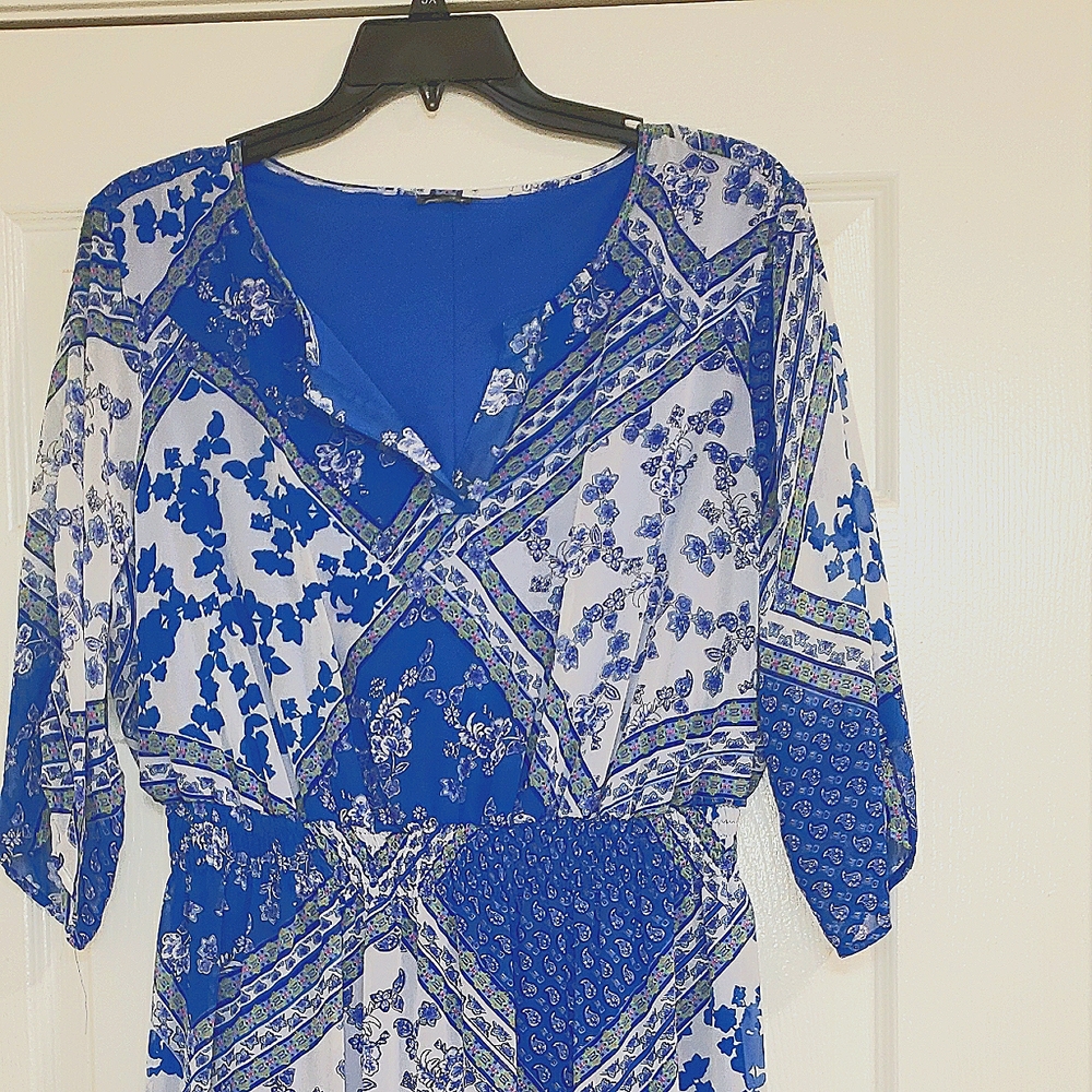 Maxi blue dress